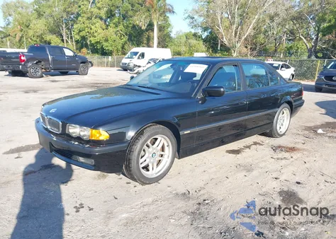 2001 BMW 740Il z USA, uszkodzony, nr VIN WBAGH83481DP18150